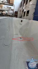 Чугунная ванна Универсал Эталон 150х70 №324 без ножек (с дефектом)