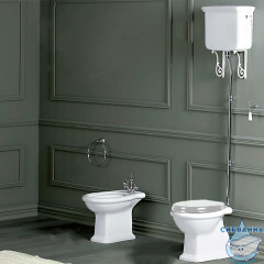 Унитаз напольный  Simas Lante LA02bi с высоким бачком, без сиденья