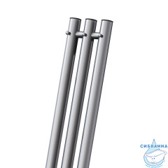 Полотенцесушитель электрический Indigo Style (с таймером) 13х120 графит (с возможностью скрытого подключения, подключение R/L)