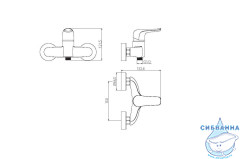 Смеситель для душа Damixa Palace Evo 422000000 (хром)
