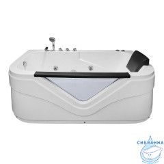 Акриловая ванна с гидромассажем Loranto CS-832NL 170x80 с каркасом