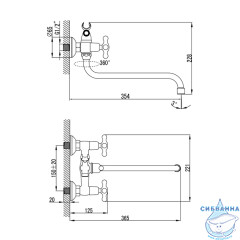 Смеситель для ванны Iddis Jeals JE2SBL0i10 с душевым гарнитуром