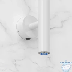 Полотенцесушитель электрический Сунержа Аскет 165 (с возможностью скрытого подключения) (белый глянцевый)