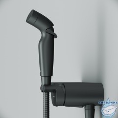 Cмеситель с гигиеническим душем Am.Pm Func F0H8F922 (черный матовый)