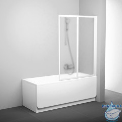 Шторка для ванны Ravak VS2 105 профиль матовый хром, стекло матовое