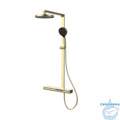 Душевая система Vincea Aspire 260 1 режим VSFS-4AS1BG (брашированное золото)