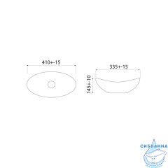 Раковина на столешницу 41 см Iddis Cloud CLOWS06i27