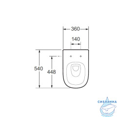 Унитаз подвесной Jacob Delafon Modern Life (с сиденьем Soft Close (микролифт))