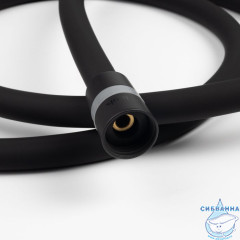 Шланг для душа, черный матовый, силиконовый, 2.0м, Optima Home, IDDIS, OPH20BLi19