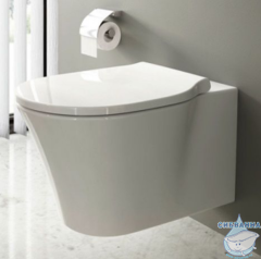 Инсталляция Ideal Standard ProSys R020467 с кнопкой смыва в комплекте с унитазом Ideal Standard Connect Air AquaBlade c сиденьем Soft close (микролифт), R031001