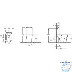 Бачок для унитаза Jacob Delafon Vox ETM212-00
