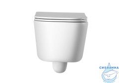 Унитаз подвесной безободковый Aquatek Лугано AQ2002-00 (с сиденьем Soft Close (микролифт) 