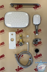 Душевая система Timo Helmi SX-4069/00-16SM 240 1 режим (хром/белый)