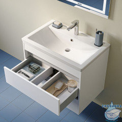 Тумба с умывальником, подвесная, 70 см, белый, Zodiac X, IDDIS, ZDX70W0i95K подходит умыв. 4077000i28