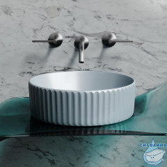  Раковина на столешницу 36 см Ceramicanova Element CN6057MHL (голубой)