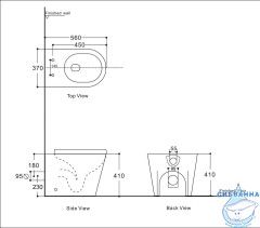 Унитаз приставной безободковый Aquanet Atago 2.0 243548 с сиденьем Soft Close (микролифт)