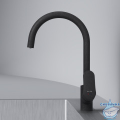 Смеситель для кухни Am.Pm Like F8007722 (черный матовый)