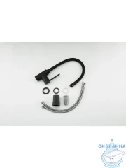 Смеситель кухни Frap F4067-6 (черный матовый)