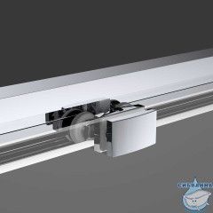 Душевое ограждение Vincea Софт 150x100 профиль хром, стекло прозрачное VSR-3SO1015CL
