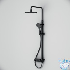 Душевая система AM.PM Like 220 1 режим F0780722 (чёрный матовый)