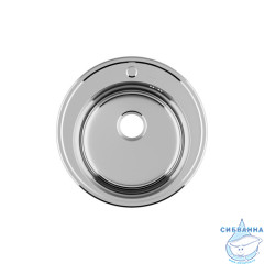 Мойка, нержавеющая cталь, полированная, D510, Basic, IDDIS, BAS51P0i77