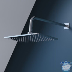 Душевая система с тропическим душем, ручным душем и изливом, хром глянцевый, Slide, IDDIS, SLISB03i68