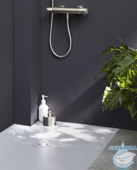 Душевой поддон Jacob Delafon Singulier Neoroc 90x90 E67033-NAD (с антискользящим покрытием) (серый сланец)