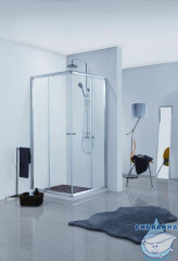 Душевое ограждение Encanto Stella 90x90 см профиль хром , стекло прозрачное ES090.2200A (без поддона)