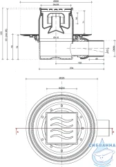 Дренажный трап для душа Pestan Confluo Standard 13000107
