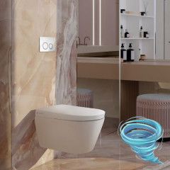 Инсталляция TECEspring с кнопкой смыва в комплекте с унитазом-биде TECEspring c сиденьем Soft close (микролифт) S955799