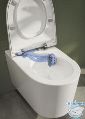 Унитаз подвесной безободковый VitrA Nest QuantumFlush 7870B403-0075 с сиденьем Soft Close (микролифт)
