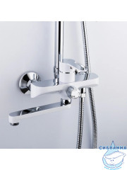 Душевая система Frap F2441 220 1 режим (хром/белый)