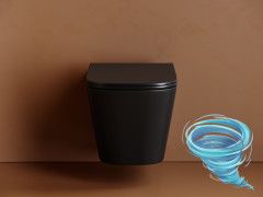 Унитаз подвесной безободковый Ceramicanova Union Rimless CN4009TMB с сиденьем быстросъемным Soft Close (микролифт)