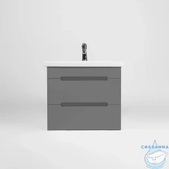 Тумба Viant Марсель 60П с раковиной Como 60 графит
