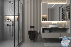 Унитаз подвесной безободковый Abber Bequem AC1102MB с сиденьем Soft Close (микролифт) 