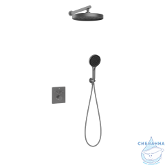 Душевая система Vincea Inspire 300 1 режим VSFW-3I21MT2GM (вороненая сталь)