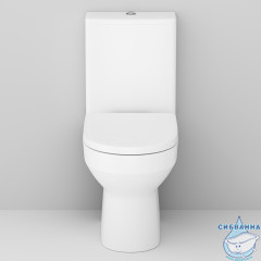 Унитаз напольный безободковый AM.PM Spirit 2.0 C708600WH (c бачком без сиденья) (белый глянцевый)