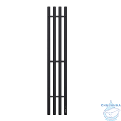 Полотенцесушитель электрический Terminus Quatro круглый 22х120 (черный)