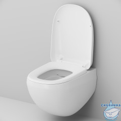 Унитаз подвесной безободковый AM.PM Sensation C301700WH (без сиденья) (белый глянец)