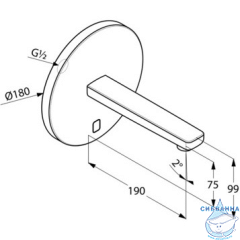 Смеситель для раковины Kludi Zenta 3850305