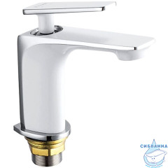 Смеситель для раковины Frap F1058 (хром/белый)