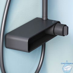 Душевая система Am.Pm X-Joy 220 1 режим F0785A622 (черный матовый)