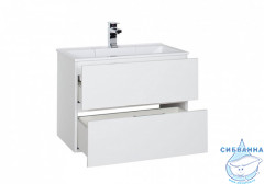 Тумба Aquanet Алвита 70 белый с раковиной Фортуна 70 184620