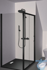 Душевая система Ideal Standard Ceratherm T25 300 1 режим BC748XG (черный матовый)