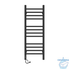 Полотенцесушитель электрический Laris Лаванда П12 30X90 L (черный матовый)