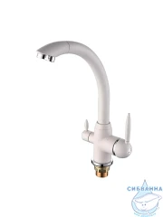 Смеситель кухни Frap F4399-8 (белый матовый)