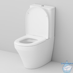 Унитаз напольный AM.PM Inspire C508607WH (с бачком без сиденья) (белый глянцевый)