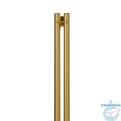 Полотенцесушитель электрический Indigo Style (с таймером) 10х120 брашированное золото (с возможностью скрытого подключения, подключение R/L)