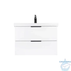 Тумба Viant Берлин 80П с раковиной Moduo 80 белый