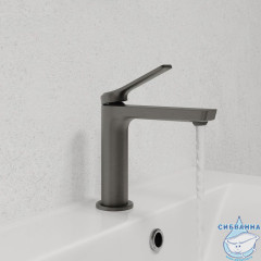 Смеситель для раковины Iddis Parker PARGM00i01 (без донного клапана) (графит)